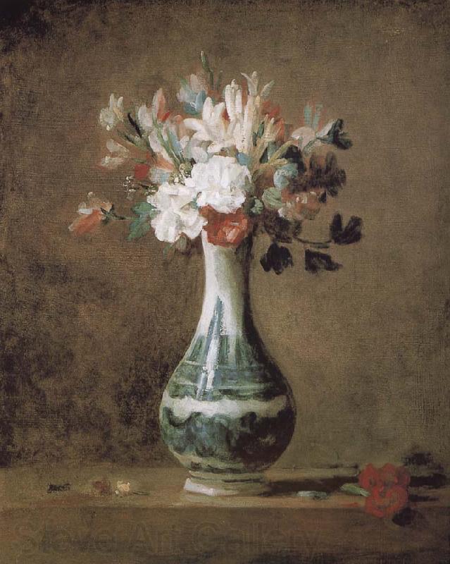 Jean Baptiste Simeon Chardin Carnation flowers France oil painting art